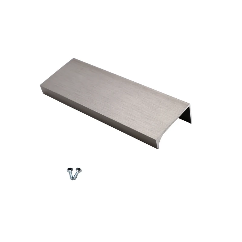 Griffleiste Kantengriff 96mm (116mm Gesamtlänge) - Gebürsteter Edelstahl