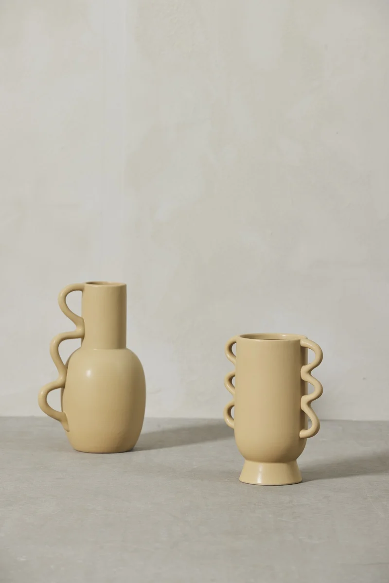 Suselle Vase 20,3 cm. gelb