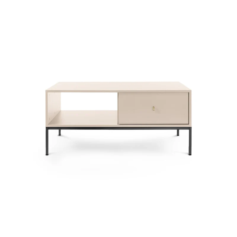 Couchtisch 104x47 cm mit Schublade im Modern | Kviat