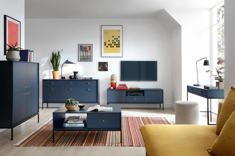 Couchtisch 104x47 cm mit Schublade im Modern | Kviat