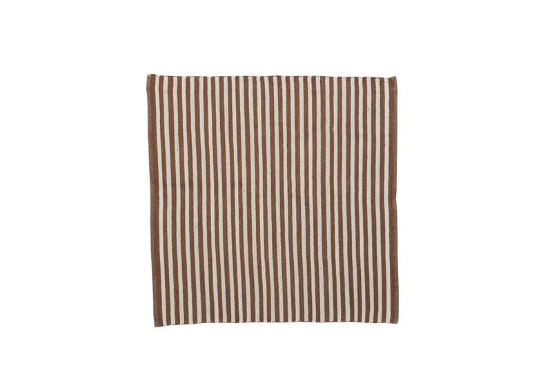Strivie Teppich 150x150 Goldbraun