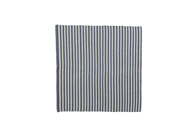 Strivie Teppich 150x150 grau