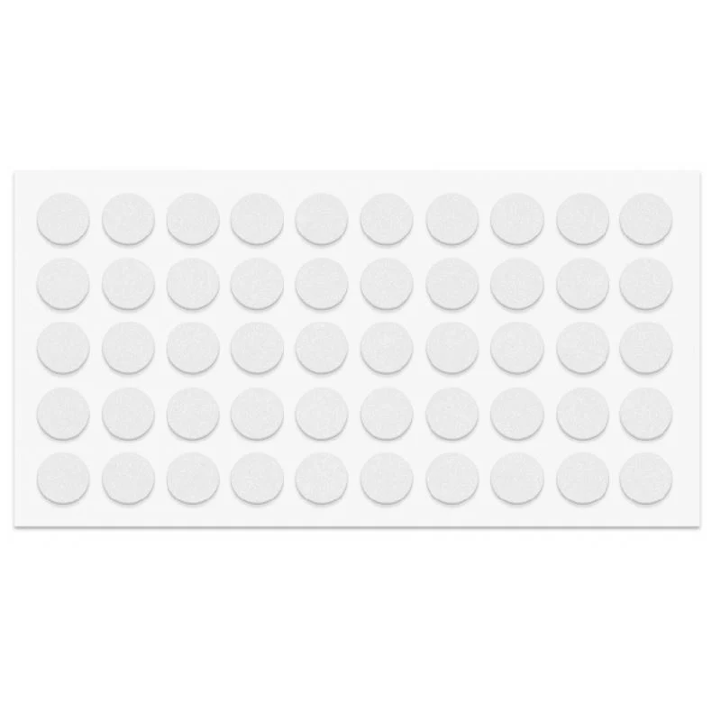 Selbstklebender Elastikpuffer 10mm - Weiß