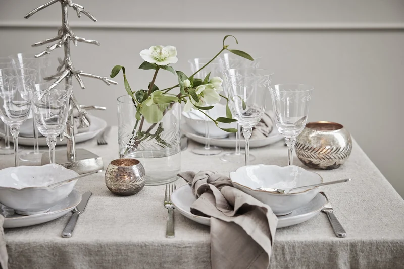 Carlia Teelicht H7 cm. antik silber