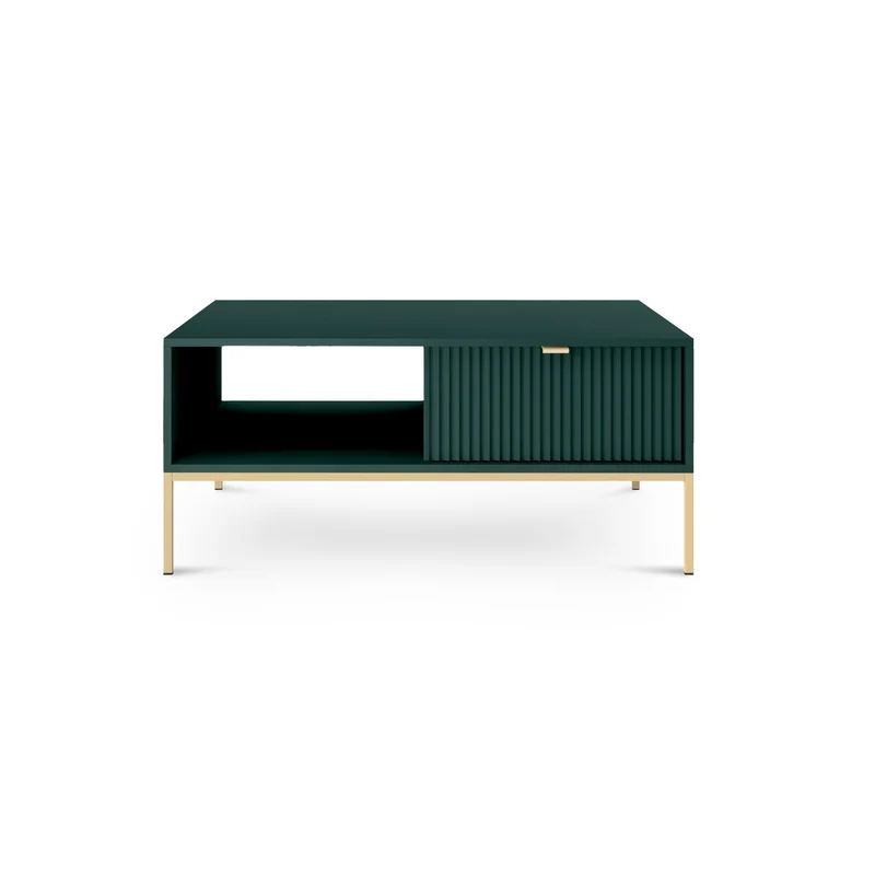 Couchtisch 104x46 cm mit Schublade im modernen Stil – | Roza