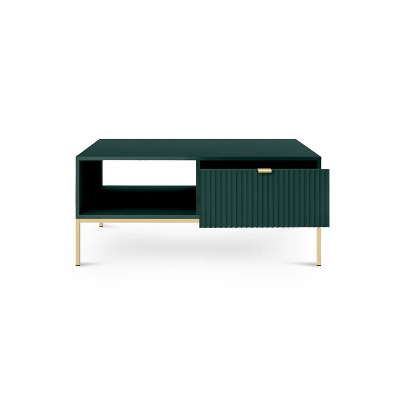 Couchtisch 104x46 cm mit Schublade im modernen Stil – | Roza
