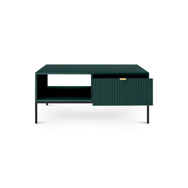 Couchtisch 104x46 cm mit Schublade im modernen Stil – | Roza