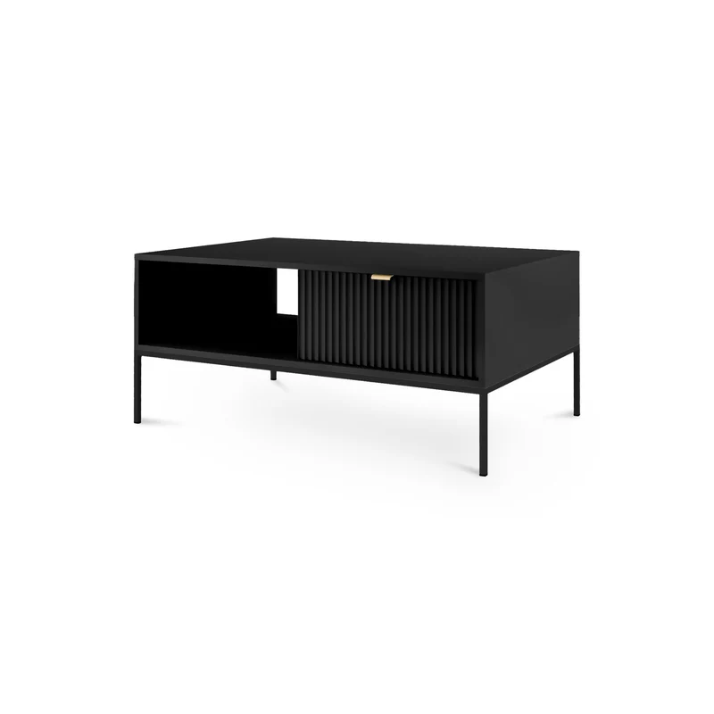 Couchtisch 104x46 cm mit Schublade im modernen Stil – | Roza
