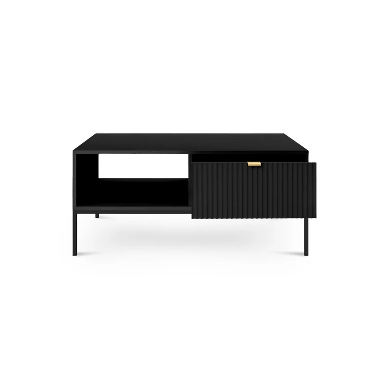 Couchtisch 104x46 cm mit Schublade im modernen Stil – | Roza