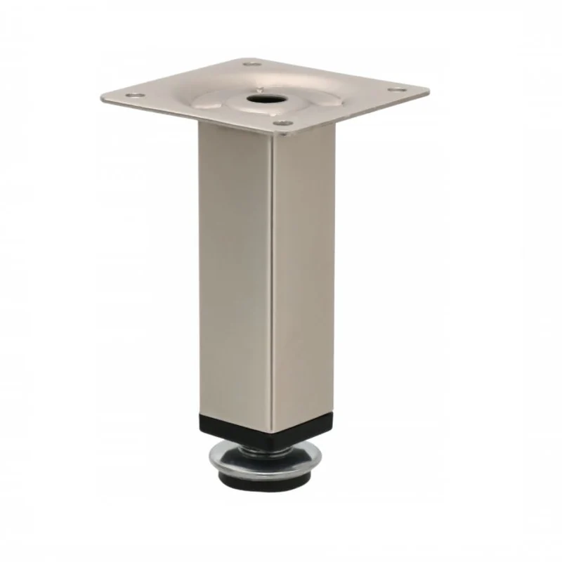 Möbelfüße Quadratisch 25x25mm - 100mm Satin