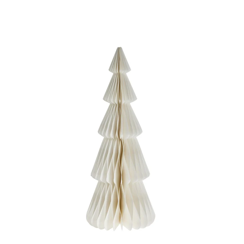 Poelle Dekoration H35 cm. gebrochenes weiss