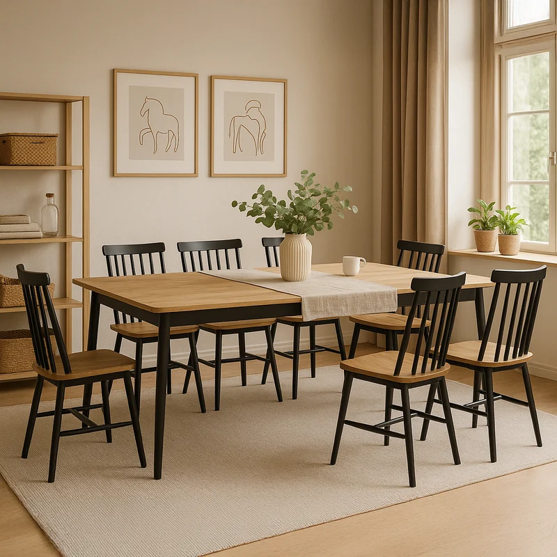 Ausziehbarer Tisch 140–180x76 cm im skandinavischen Stil | Trava