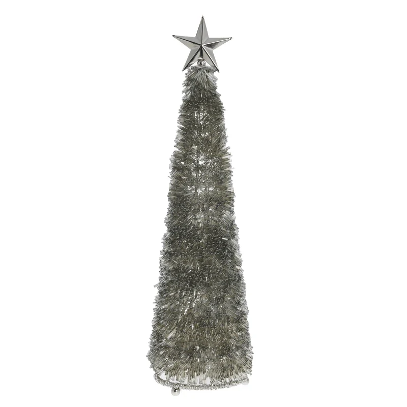 Almine Dekoration H46 cm. Silber