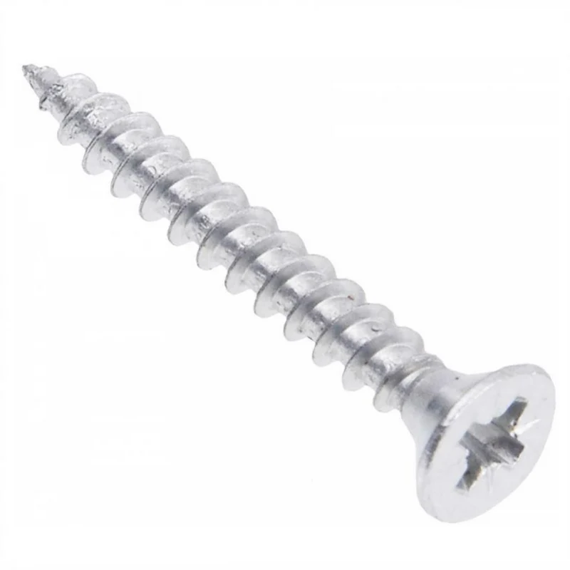 Holzschrauben PZ2 4.0x30mm Weißer Zink (1000 stk.)