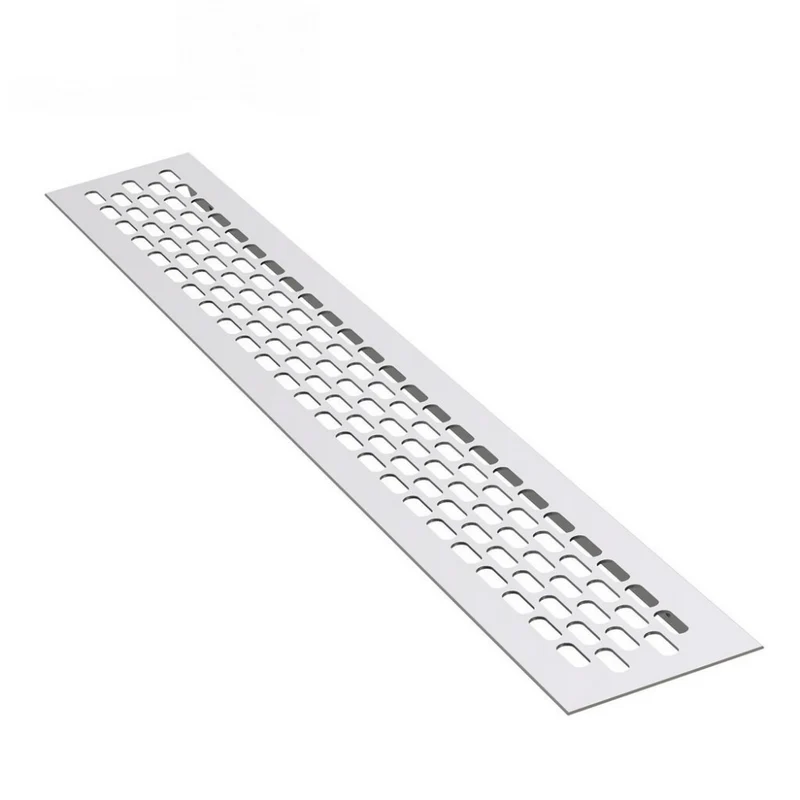 Aluminium-Lüftungsgitter für Küchenarbeitsplatten / Sockel, 480x80mm