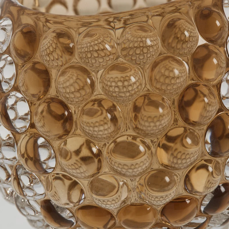 Doria Teelicht H7,5 cm. Goldbraun