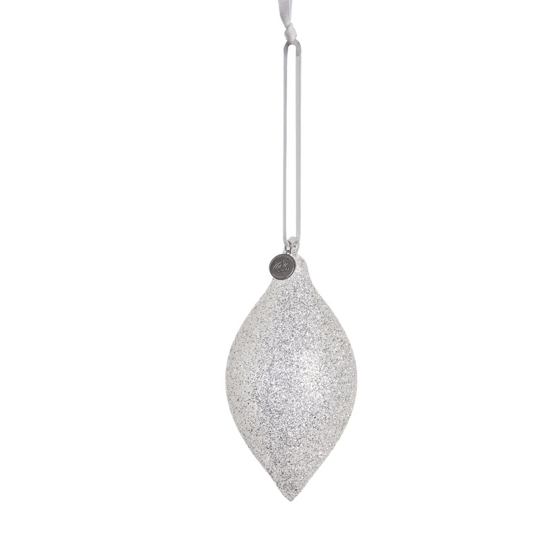 Glitteria Dekoration H17 cm. Silber