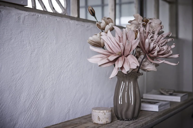 Scarlett Vase leinen D19 H28