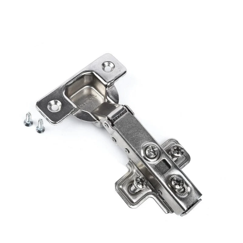 110° Soft-Close Scharnier Topfband, H0 Montageplatte mit EURO Schrauben, Eckanschlag