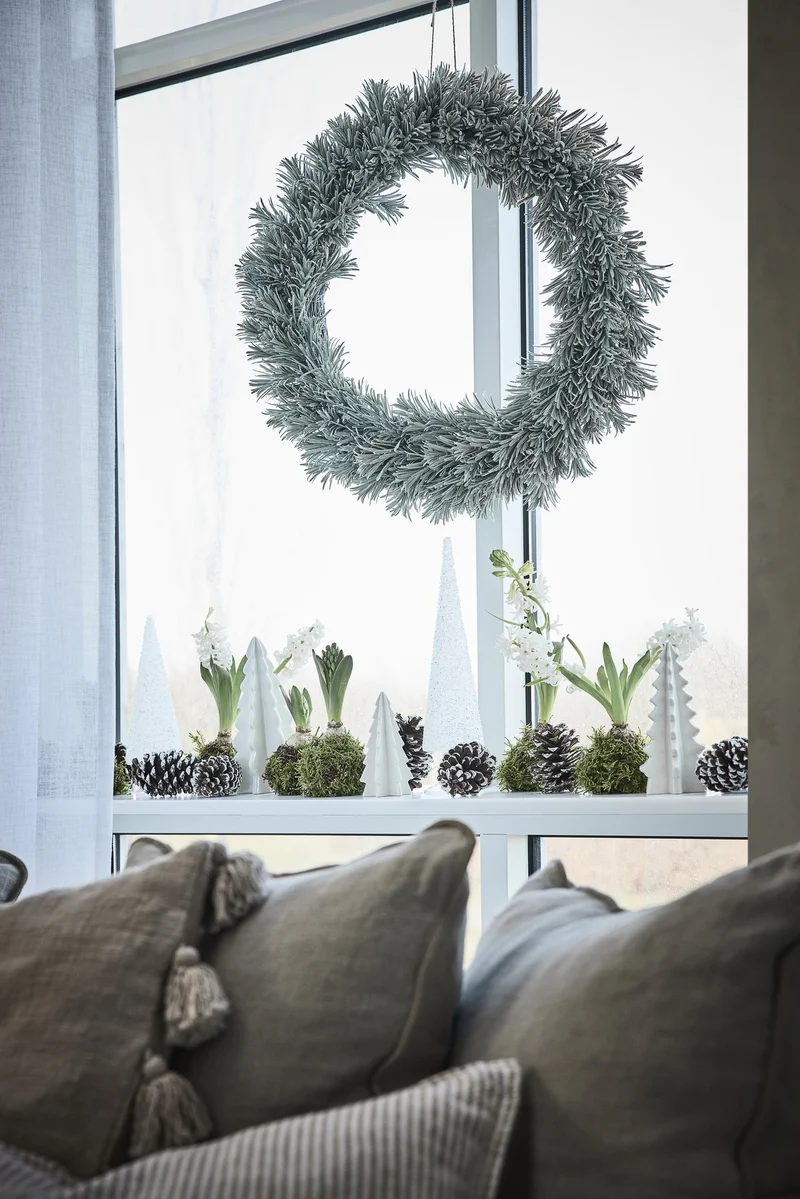 Cristelle Dekoration H40 cm. weiss