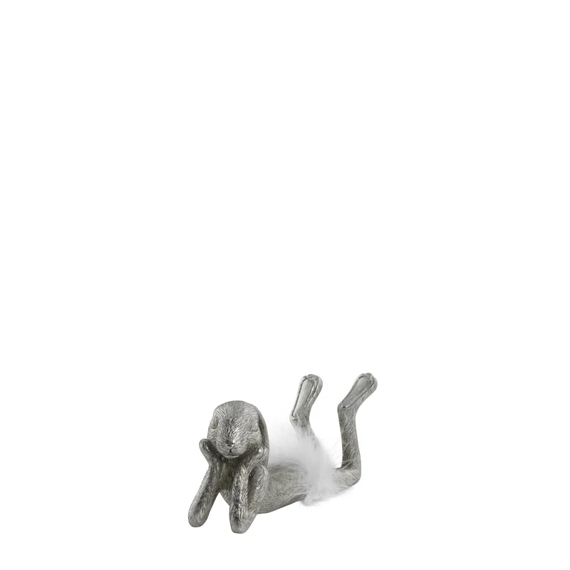Semilla Osterhasenfigur, H 8,4 cm, Silber