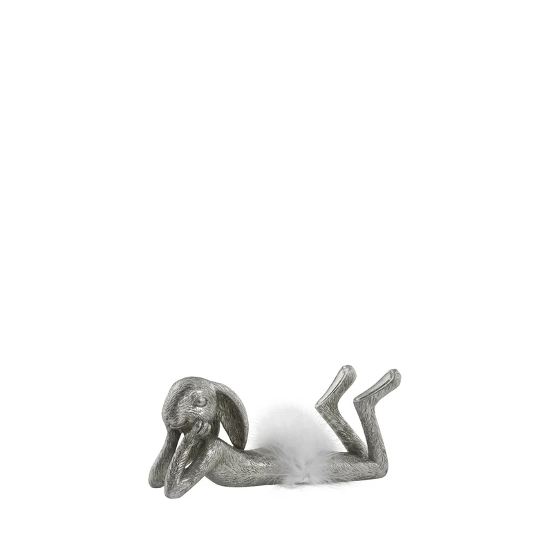 Semilla Osterhasenfigur, H 8,4 cm, Silber