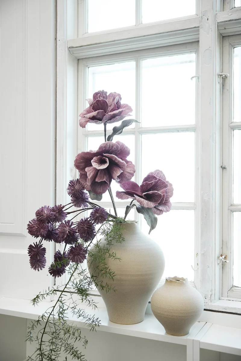 Hesille Vase 16,5 cm. leinen