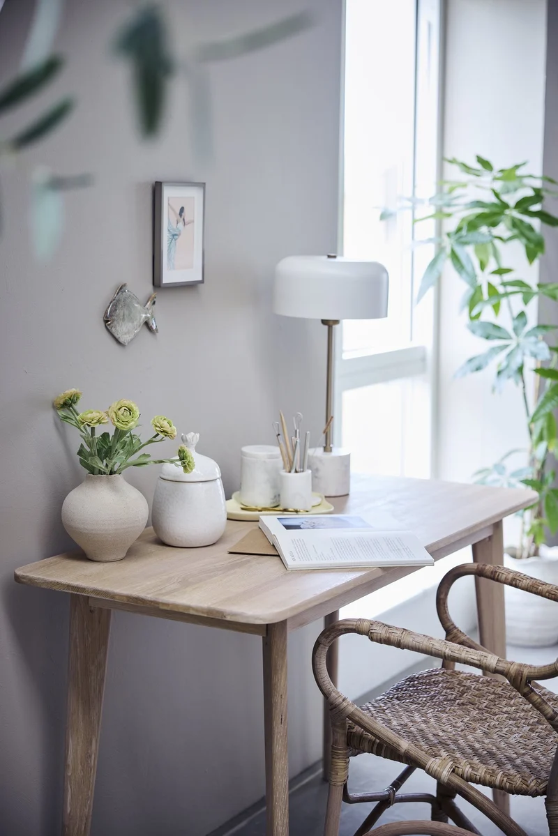 Hesille Vase 16,5 cm. leinen