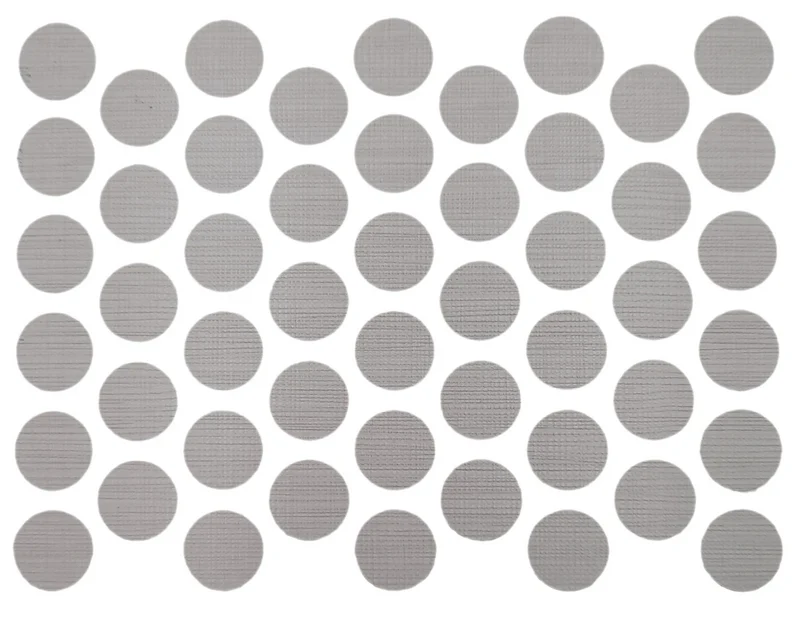 Schraubabdeckkappen Selbstklebend - Trend Grau 14mm