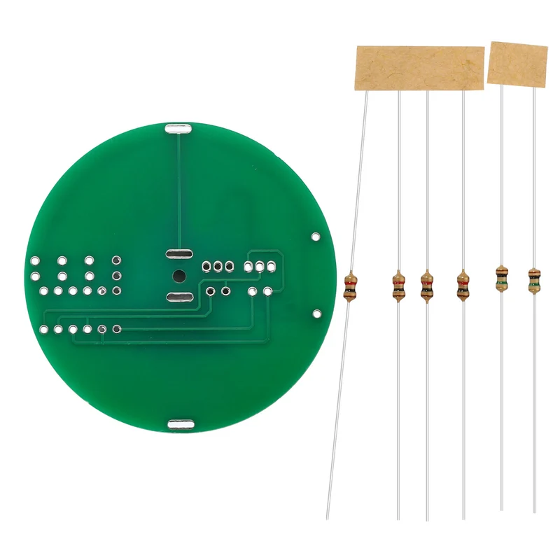 Soldering Practice Board, Electronics Kit Prototype PCB Board DIY Welding Circuit LED Rotary Gyroscope SMT/SMD for Beginner Experiment Teaching
