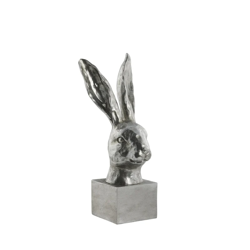Semina Osterhasenfigur, H 32,5 cm, Silber