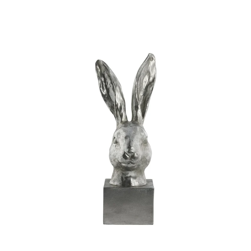 Semina Osterhasenfigur, H 32,5 cm, Silber