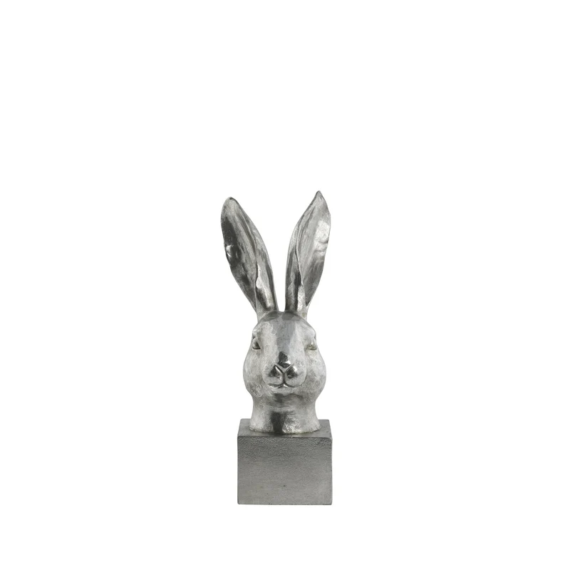 Semina Osterhasenfigur, H 26,2 cm, Silber