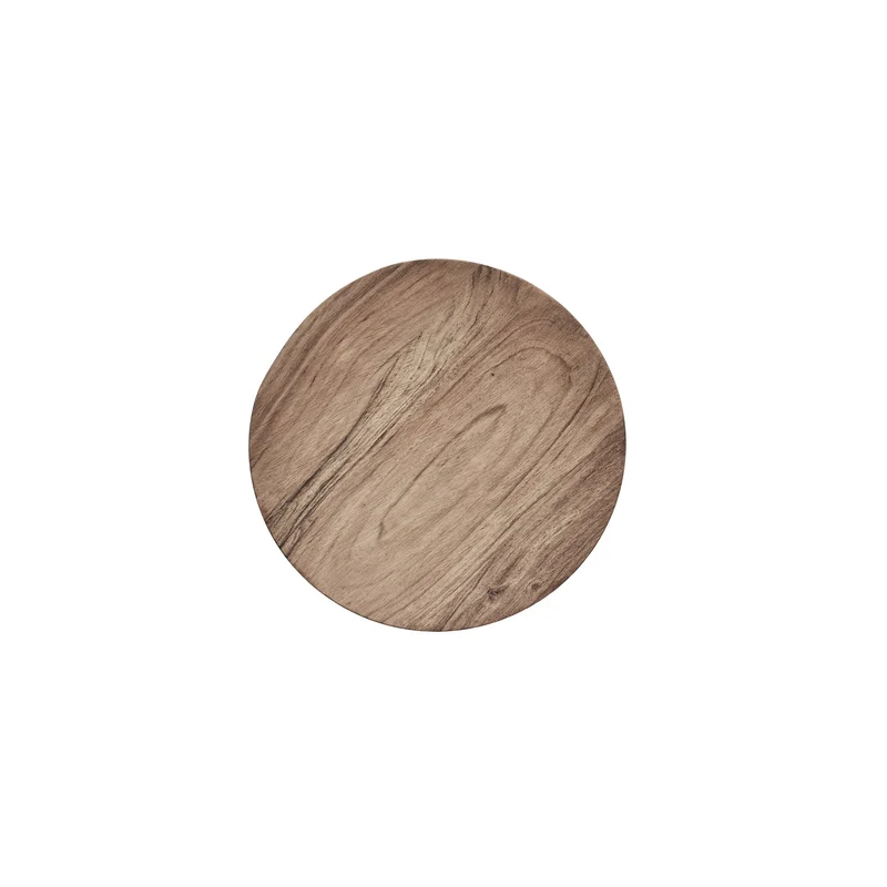 Merle Tablett Ø27,5 cm. natur Acacia Holz