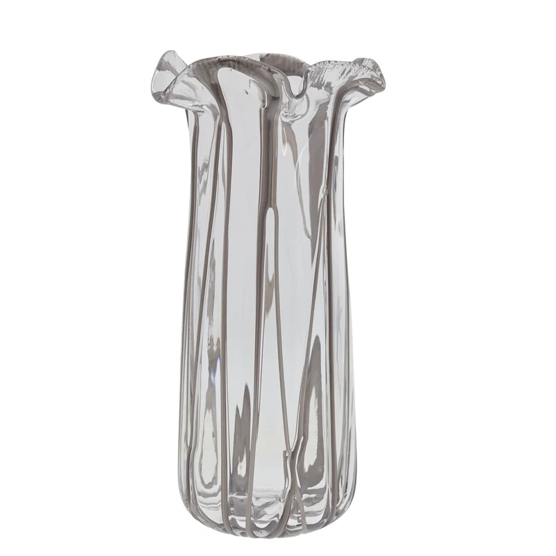 Alberta Vase H40 cm. transparent