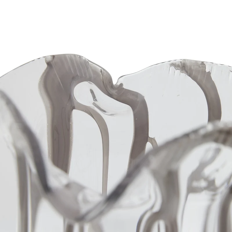Alberta Vase H40 cm. transparent