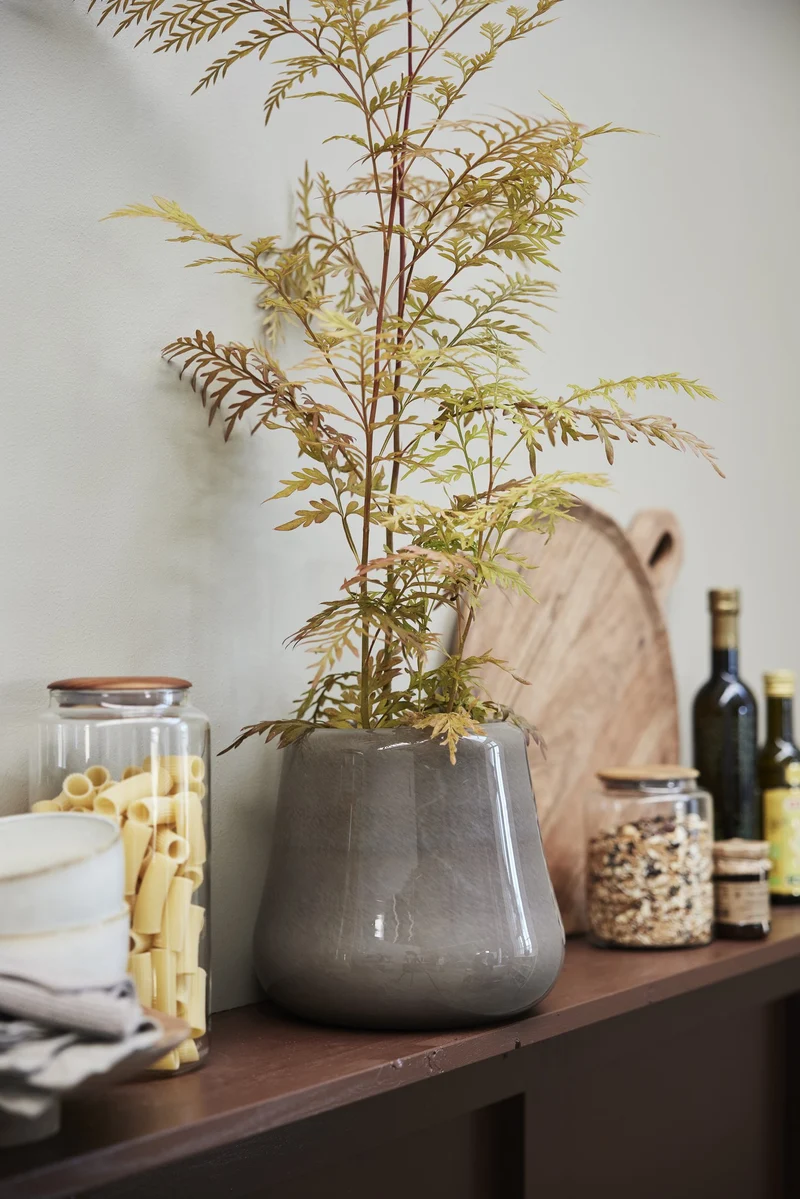 Josefine Vase H20,5 cm. Taupe