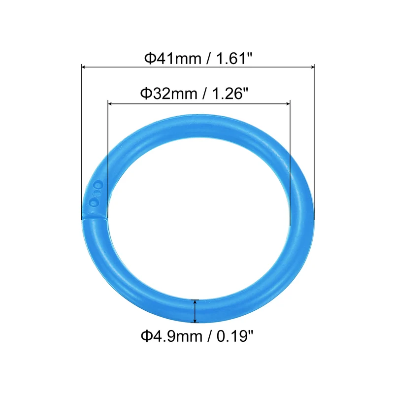 Loose Leaf Rings Binder Ring Plastic Book O Rings