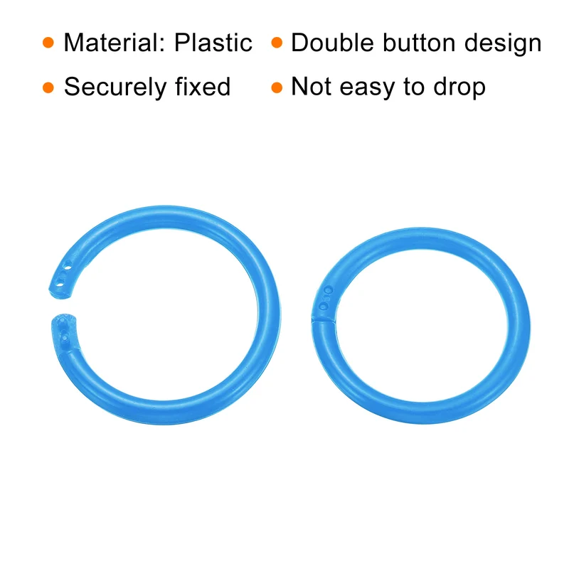Loose Leaf Rings Binder Ring Plastic Book O Rings