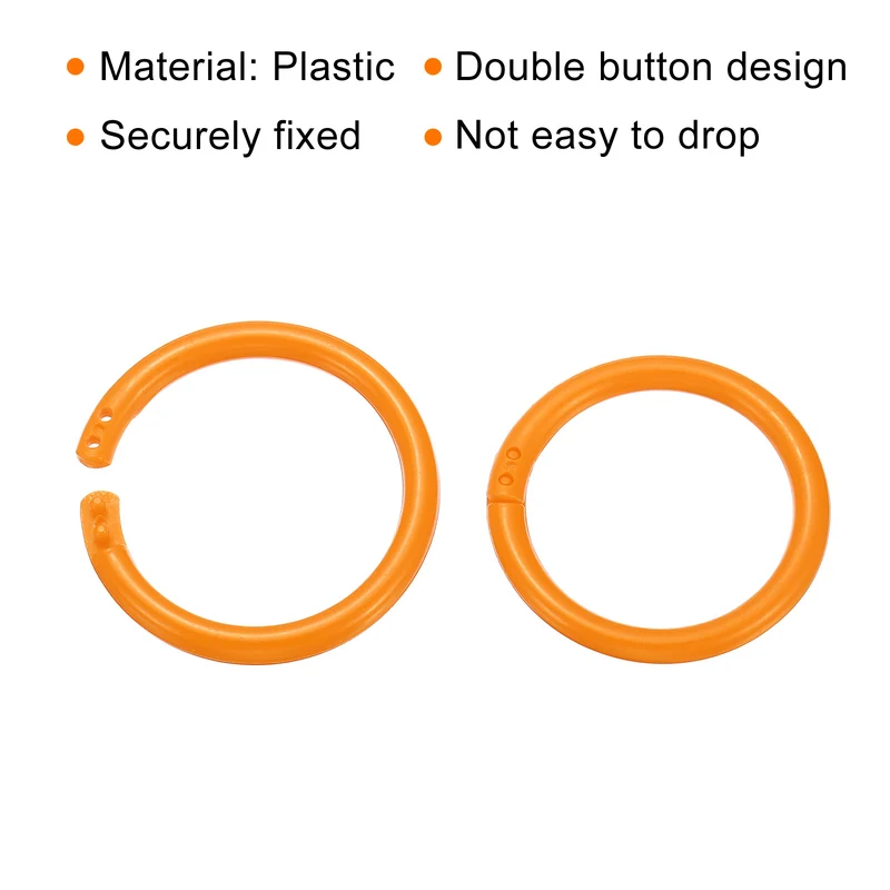Loose Leaf Rings Binder Ring Plastic Book O Rings