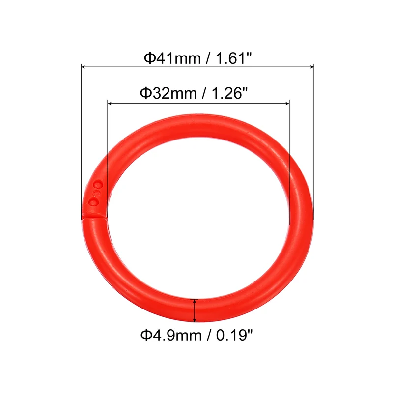 Loose Leaf Rings Binder Ring Plastic Book O Rings