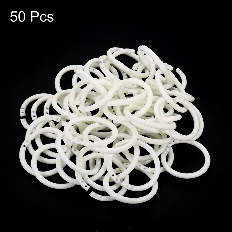 Loose Leaf Rings Binder Ring Plastic Book O Rings