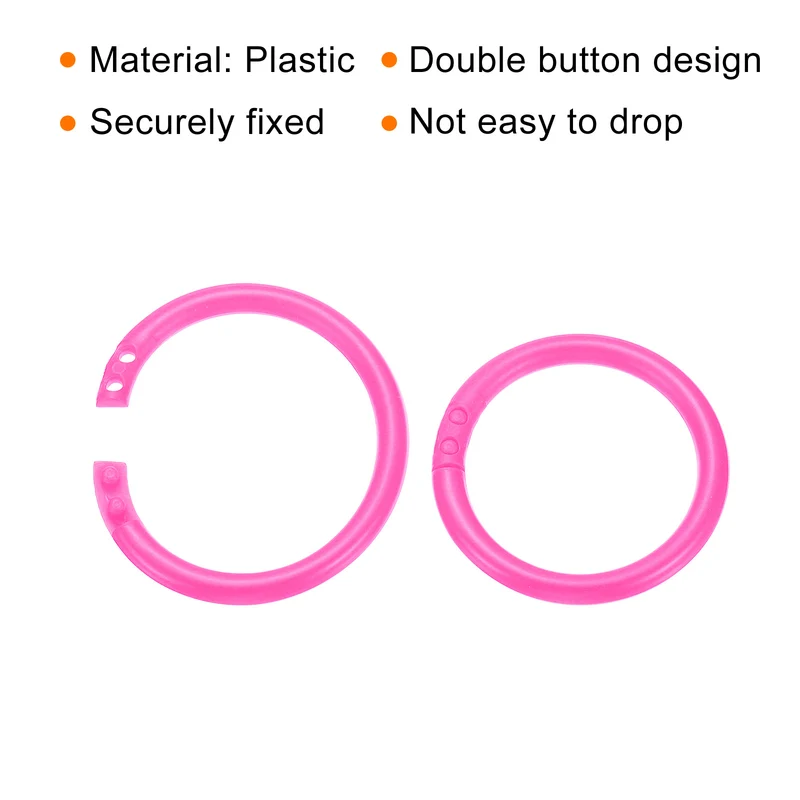 Loose Leaf Rings Binder Ring Plastic Book O Rings