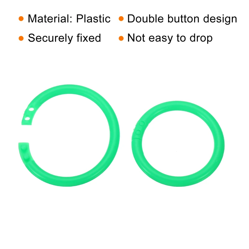 Loose Leaf Rings Binder Ring Plastic Book O Rings