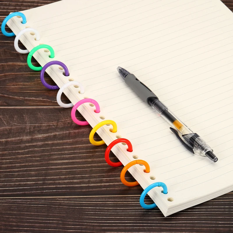 Loose Leaf Rings Binder Ring Plastic Book O Rings