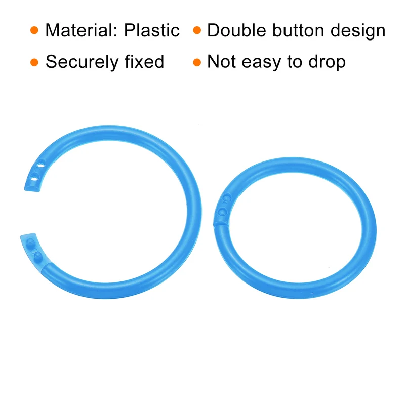 Loose Leaf Rings Binder Ring Plastic Book O Rings
