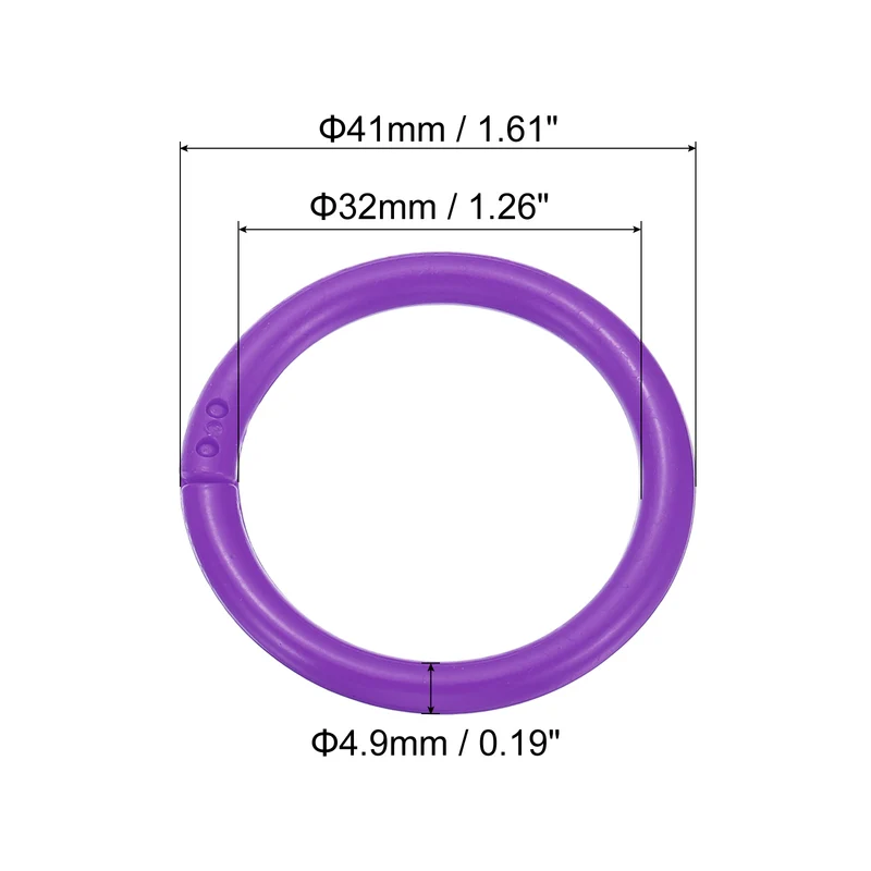 Loose Leaf Rings Binder Ring Plastic Book O Rings