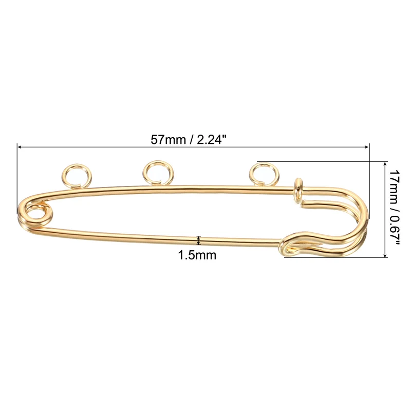 Safety Pins Sewing Pins for Blankets Crafts Brooch Making