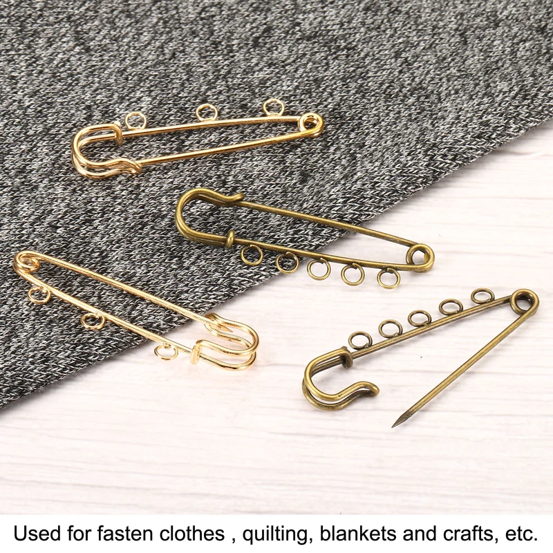 Safety Pins Sewing Pins for Blankets Crafts Brooch Making