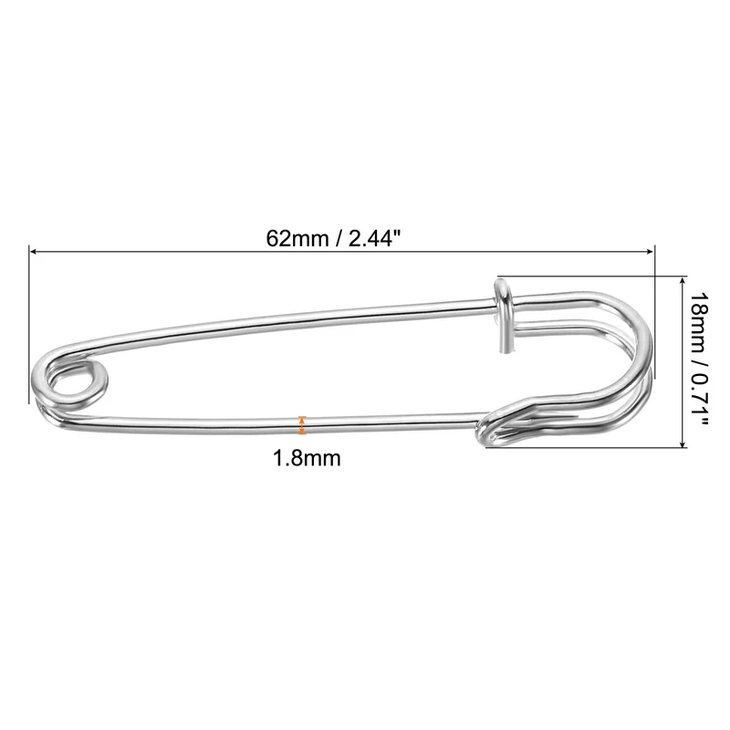 Safety Pins Sewing Pins for Blankets Skirts Brooch Making